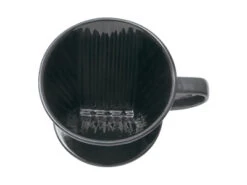 Kalita Style 102 Ceramic Coffee Dripper - Black -Delicious Coffee 102blk a20bf0ca 9f72 4c26 8638 834cf5dc20f7