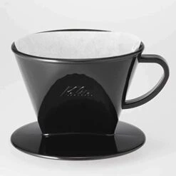 Kalita Style 102 Coffee Dripper - Black Plastic -Delicious Coffee 102dblk3 d5e9a4ec 682b 47b4 8804 e4b6941f47da