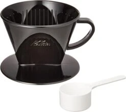 Kalita Style 102 Coffee Dripper - Black Plastic -Delicious Coffee 102dblk 2cffc3ed f678 4f60 a024 eb24379bd6a4