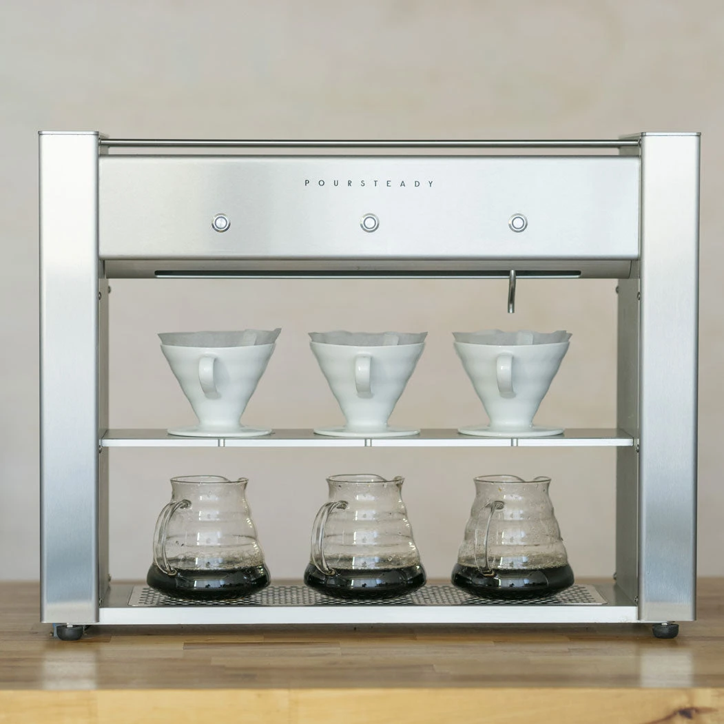 Poursteady PS1 3-Cup Pour Over Coffee Brewer - Stainless 4 Poursteady PS1 3-Cup Pour Over Coffee Brewer - Stainless - Image 2