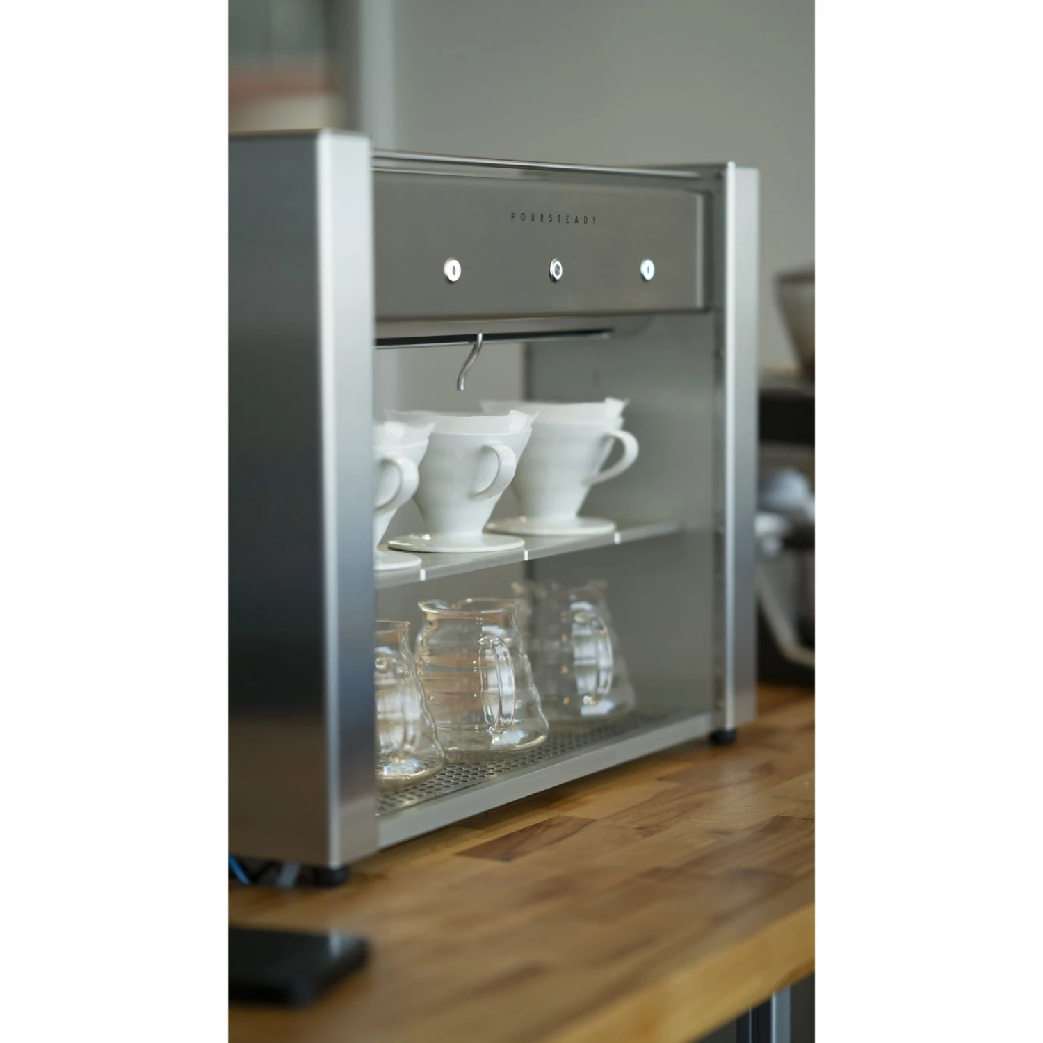 Poursteady PS1 3-Cup Pour Over Coffee Brewer - Stainless 5 Poursteady PS1 3-Cup Pour Over Coffee Brewer - Stainless - Image 3