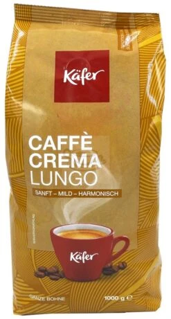Käfer Caffe Crema Lungo -Delicious Coffee 4037014004508 kaefer minges caffe crema lungo kl