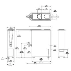 BUNN® BUNN TD3T-N Iced Tea & Coffee Dispenser W/ Brew-Thru Lid -Delicious Coffee 43900.0001 preinstall