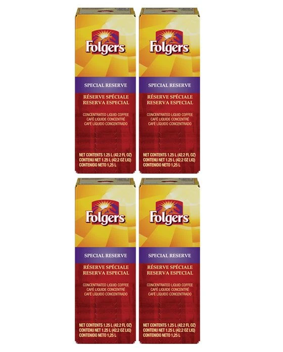 Folgers 1.25 Liter Special Reserve (Four) 3 Folgers 1.25 Liter Special Reserve (Four)