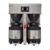 Wilbur Curtis G4 1.0 Gallon ThermoPro Twin Coffee Brewer - Silver -Delicious Coffee G4TP1T10A3100 1
