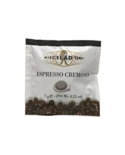 Miscela D'Oro Espresso Cremoso (Single) - 2 X 150 Pods 300 Total (Regular)