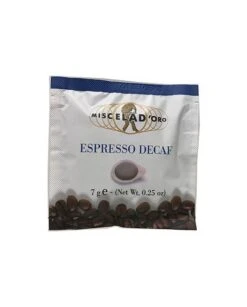 Miscela D'Oro Single Espresso - 3 X 150 Pods 450 Total (Decaf)