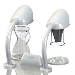 Wilbur Curtis Twin Single Cup Under Counter Coffee Brewer - White -Delicious Coffee SERA2W 3