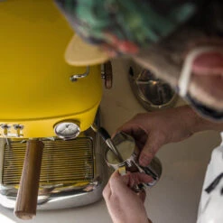 Ascaso Dream PID Automatic Home Espresso Machine - Sun Yellow -Delicious Coffee ascaso usa dream pid yellow 2