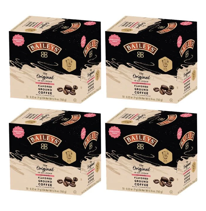 Baileys Bailey's, The Original Irish Cream Flavored Coffee, 4/18 Single Serve Cups 3 Baileys Bailey's, The Original Irish Cream Flavored Coffee, 4/18 Single Serve Cups