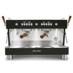 Ascaso Barista T Plus, Automatic 2 Group Espresso Machine, With Thermodynamic Technology (Black)