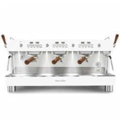 Ascaso Barista T Plus, Automatic 3 Group Espresso Machine, With Thermodynamic Technology (White)