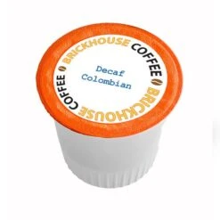 Brickhouse Single Serve Coffee, Decaf Colombian Blend, 72 Count -Delicious Coffee brickhouse decaf colombian single serve cups 12 cntt