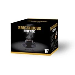 Brickhouse Single Serve Coffee, French Vanilla, 72 Count -Delicious Coffee brickhouse french vanilla single serve cups 12 count