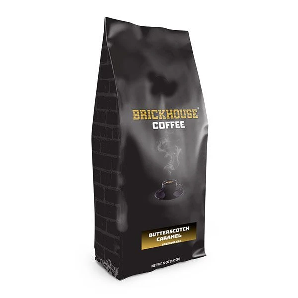 Brickhouse Ground Coffee, Butterscotch Caramel, 12oz Bag 3 Brickhouse Ground Coffee, Butterscotch Caramel, 12oz Bag