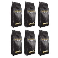 Brickhouse Ground Coffee, Chocolate Raspberry, 6/12 Oz Bags