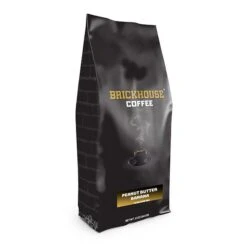 Brickhouse Ground Coffee, Peanut Butter Banana, 12oz Bag