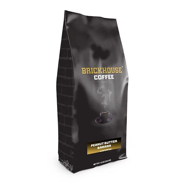 Brickhouse Ground Coffee, Peanut Butter Banana, 12oz Bag 3 Brickhouse Ground Coffee, Peanut Butter Banana, 12oz Bag
