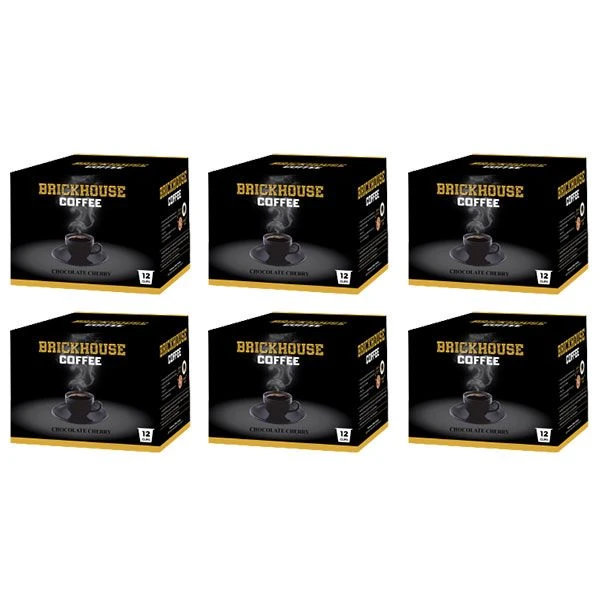 Brickhouse Single Serve Coffee, Chocolate Cherry, 72 Count 3 Brickhouse Single Serve Coffee, Chocolate Cherry, 72 Count