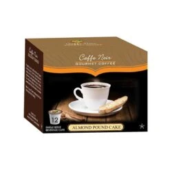 Delicious Coffee -Delicious Coffee caffe noir gourment coffee almond pound cake 12 ct