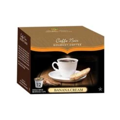 Delicious Coffee -Delicious Coffee caffe noir gourment coffee banana cream 12 ct