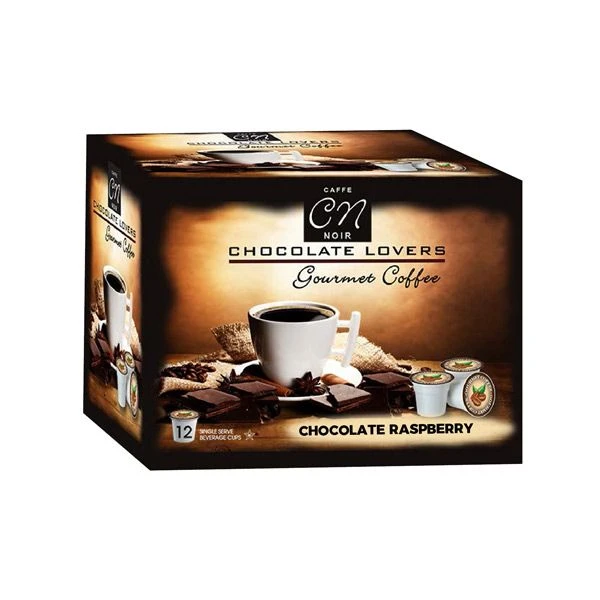 Caffe Noir Gourmet Coffee Chocolate Raspberry, Single Serve Beverage Cups, 6 Box 12 Count Each 4 Caffe Noir Gourmet Coffee Chocolate Raspberry, Single Serve Beverage Cups, 6 Box 12 Count Each - Image 2