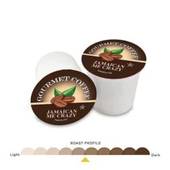Caffe Noir Gourmet Coffee Jamaican Me Crazy, Single Serve Beverage Cups, 6 Box 12 Count Each -Delicious Coffee caffenoirjamaican me crazy 1