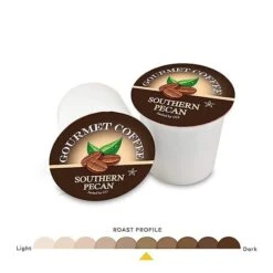 Caffe Noir Gourmet Coffee Southern Pecan, Single Serve Beverage Cups, 6 Box 12 Count Each -Delicious Coffee caffenoirsouthern pecan 1