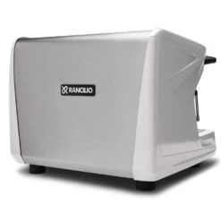 Rancilio Classe 5 USB 2 Group Compact Tall Volumetric Espresso Machine - Ice White -Delicious Coffee cla5s 2gr comp wht xback 814caf3a 93fd 4b46 949f 466ef114d870