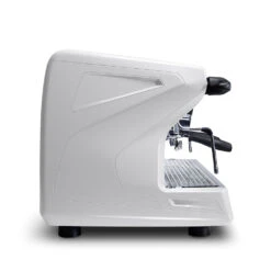 Rancilio Classe 5 S 2 Group Semi-Automatic Espresso Machine - Ice White -Delicious Coffee cla5s 2gr wht lside