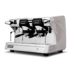 Rancilio Classe 7 USB 2 Group Volumetric Espresso Machine - Ice White -Delicious Coffee cla7usb 2gr wht xfrtr