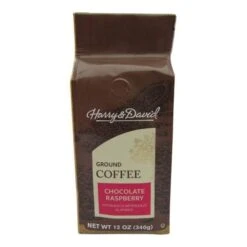 Harry & David Chocolate Raspberry Ground Coffee, 6 Bags (12 Oz Each) -Delicious Coffee crc1 2