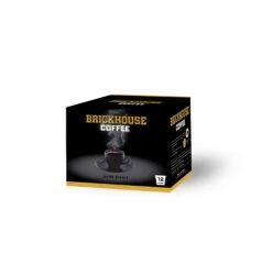 Brickhouse Single Serve Coffee, Dark Roast, 72 Count -Delicious Coffee dark roast 12 count box