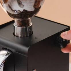 Ascaso I-STEEL Flat Burr Home Coffee Grinder, 54MM - Black -Delicious Coffee dial adjustment 14faa054 3860 4d35 ac62 56380943a7a0