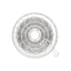 Yama Glass Cone Coffee Dripper - Black -Delicious Coffee diamond dripper blk 3