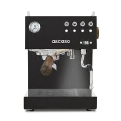 Ascaso Steel DUO Programmable Espresso Machine W/PID Controller, Dual Thermoblock, 120V (Black)