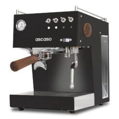 Ascaso Steel DUO Programmable Espresso Machine W/PID Controller, Dual Thermoblock, 120V (Black) -Delicious Coffee duo black xfrt