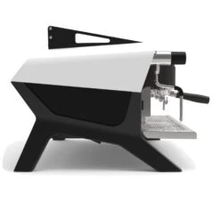Sanremo F18SB 3 Group Volumetric Espresso Machine - White -Delicious Coffee f18sb 2gr wht side 9c5be7cf 398a 447a ab85 fa2ec6e9d29b