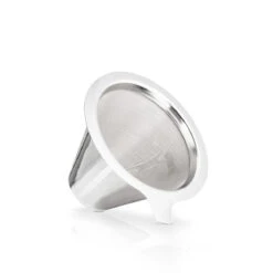 Yama Glass Silverton Brewer W/ Brown Base & Brass Accents -Delicious Coffee filter yama