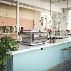 La Marzocco GB5 S 2 Group AV With Scales Espresso Machine -Delicious Coffee gb5 s av lifestyle 1