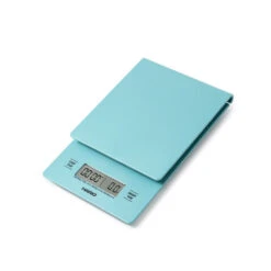 Hario V60 Drip Scale And Timer - Turquoise -Delicious Coffee hario scale turquoise 2