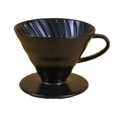 Hario V60 Ceramic Coffee Dripper 02 - Black -Delicious Coffee hario v60 ceramic matte bla