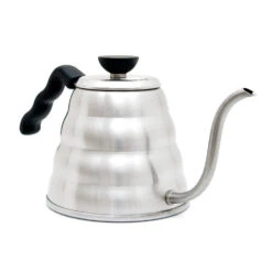 Hario Buono V60 Drip Kettle 1.2L - Silver -Delicious Coffee hario kettle 3