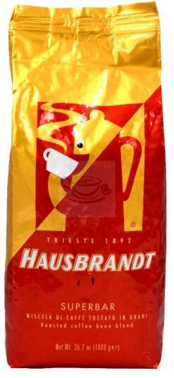 Hausbrandt Superbar -Delicious Coffee hausbrandt superbar bohne bonen 1 kilo kopen kaufen koffie bonen kaffee bohne kl