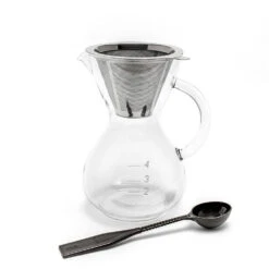 Yama Coffee Drip Pot W/ Glass Handle & Filter Cone - 20oz -Delicious Coffee hermiston 4 cup 8987b810 c5ab 438e 9405 9048d5fd06e7