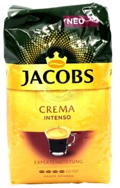 Jacobs Crema Italiano Expertenröstung (formerly Crema Intenso) -Delicious Coffee jacobs expertenrostung crema intenso bohne bonen 1 kilo kopen kaufen koffie