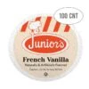 Junior's Most Fabulous French Vanilla, Medium Roast Single Single Serve 100 Ct -Delicious Coffee juniors most fabulous french vanilla medium roast single single serve 100 ct1