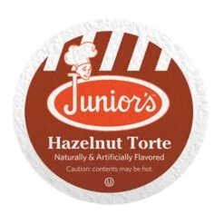 Junior's Most Fabulous Hazelnut Torte, Medium Roast Single Single Serve 18 Ct -Delicious Coffee juniors most fabulous hazelnut torte medium roast single single serve