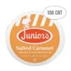 Junior's Most Fabulous Salted Caramel, Medium Roast Single Single Serve 100 Ct -Delicious Coffee juniors most fabulous salted caramel medium roast single single serve 100 ct1