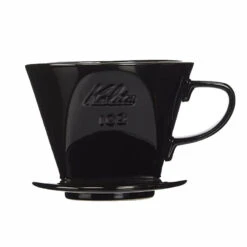 Kalita Style 102 Ceramic Coffee Dripper - Black -Delicious Coffee kalita 102 ceramic black